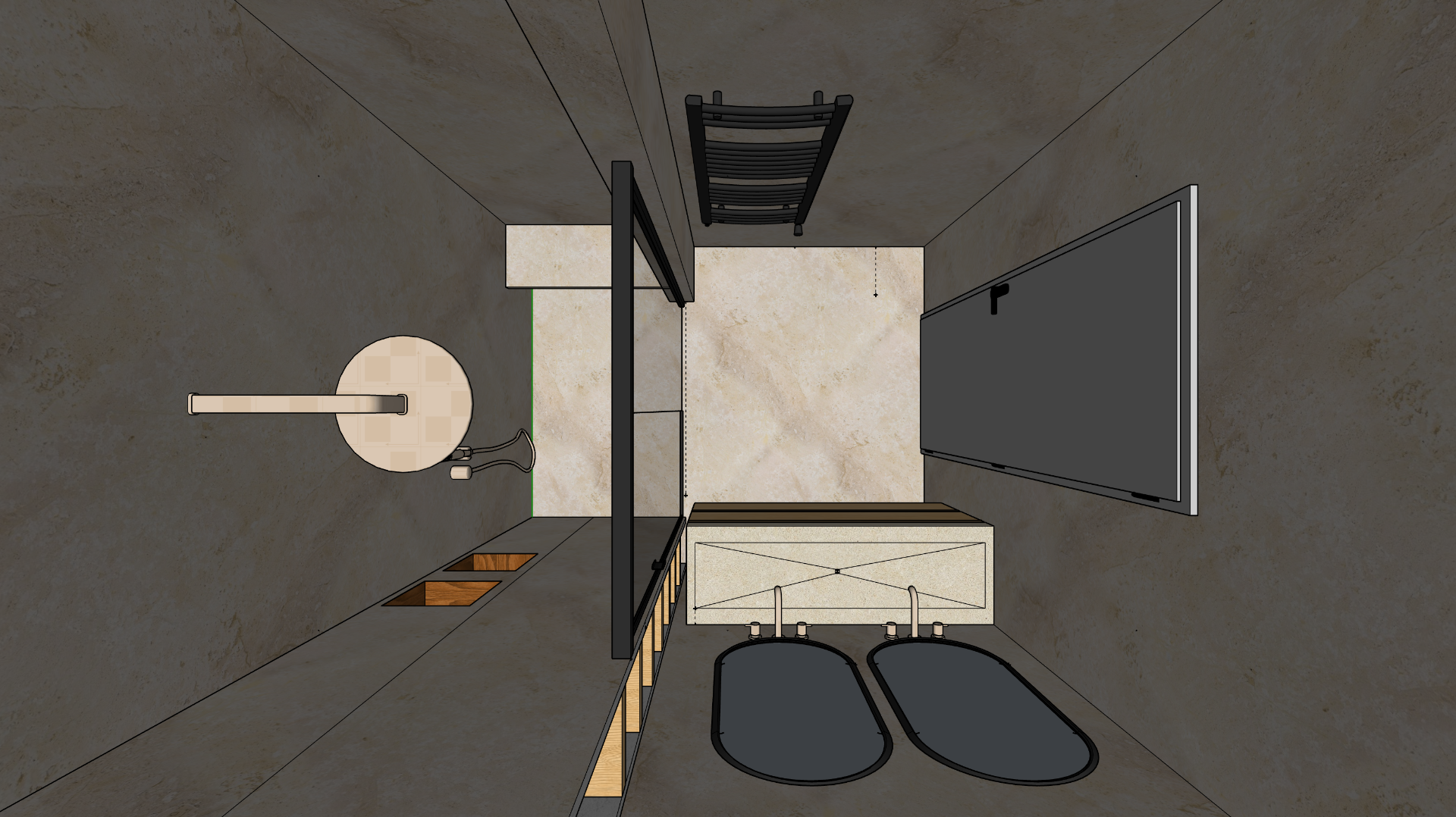 Badkamer SketchUp 3