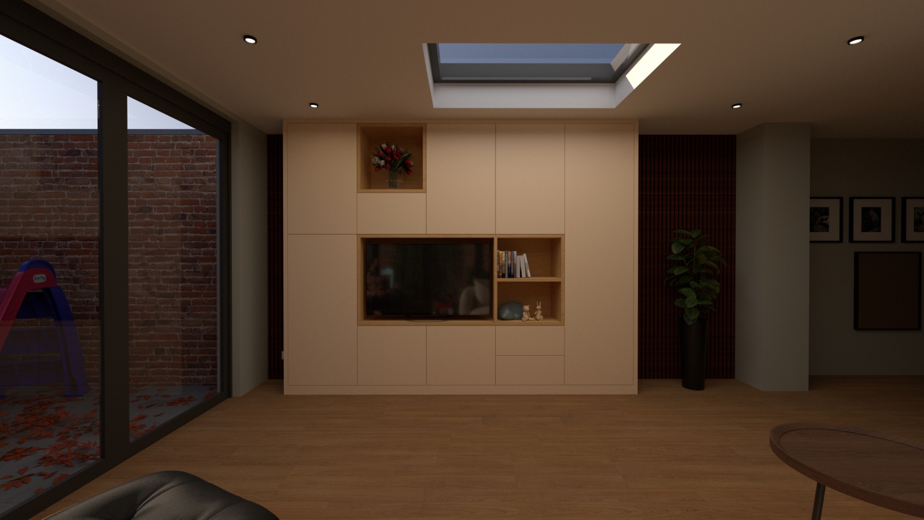 Kastenwand — Interieur — maatwerk woonkamer