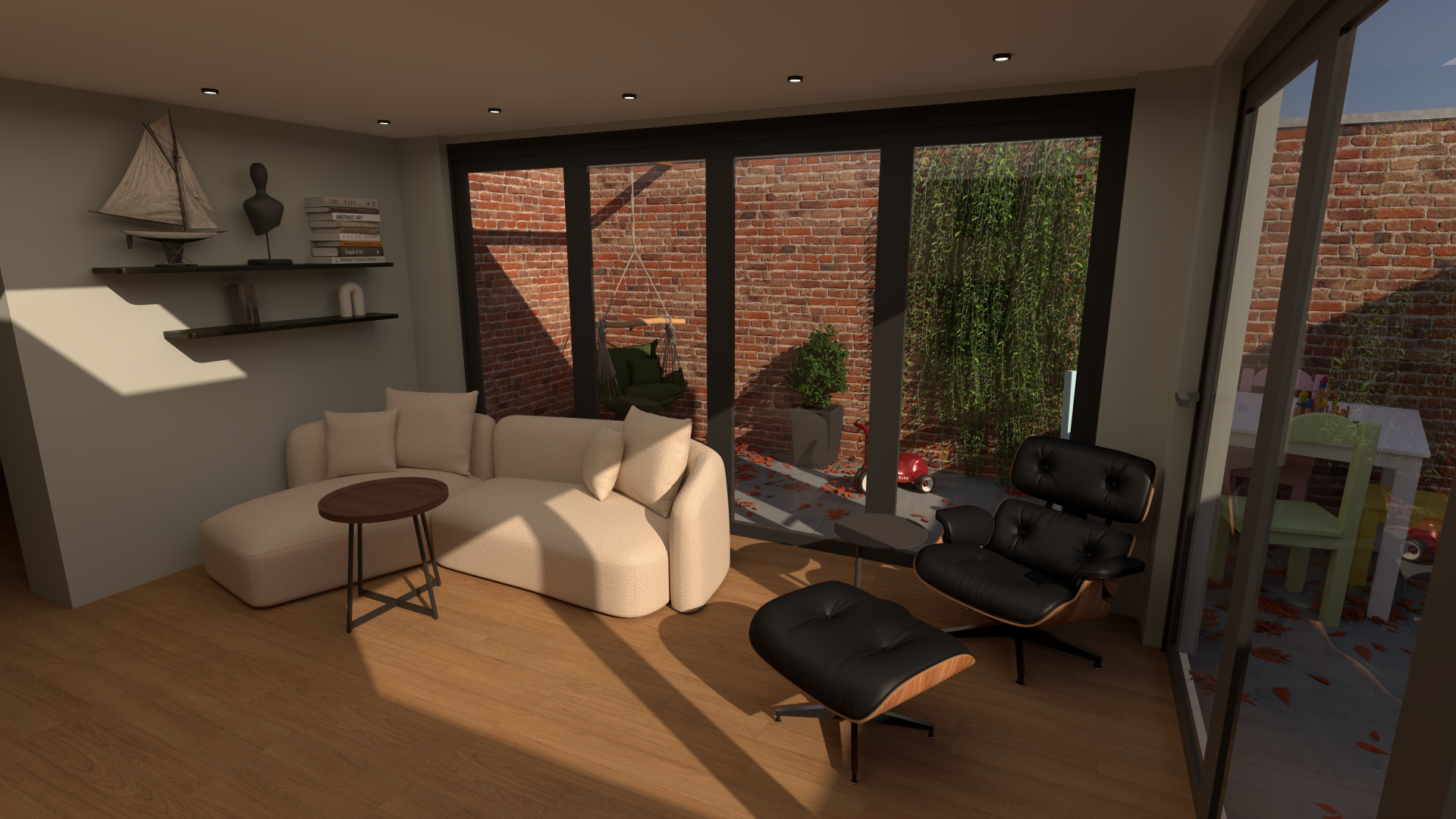 Kastenwand render 3