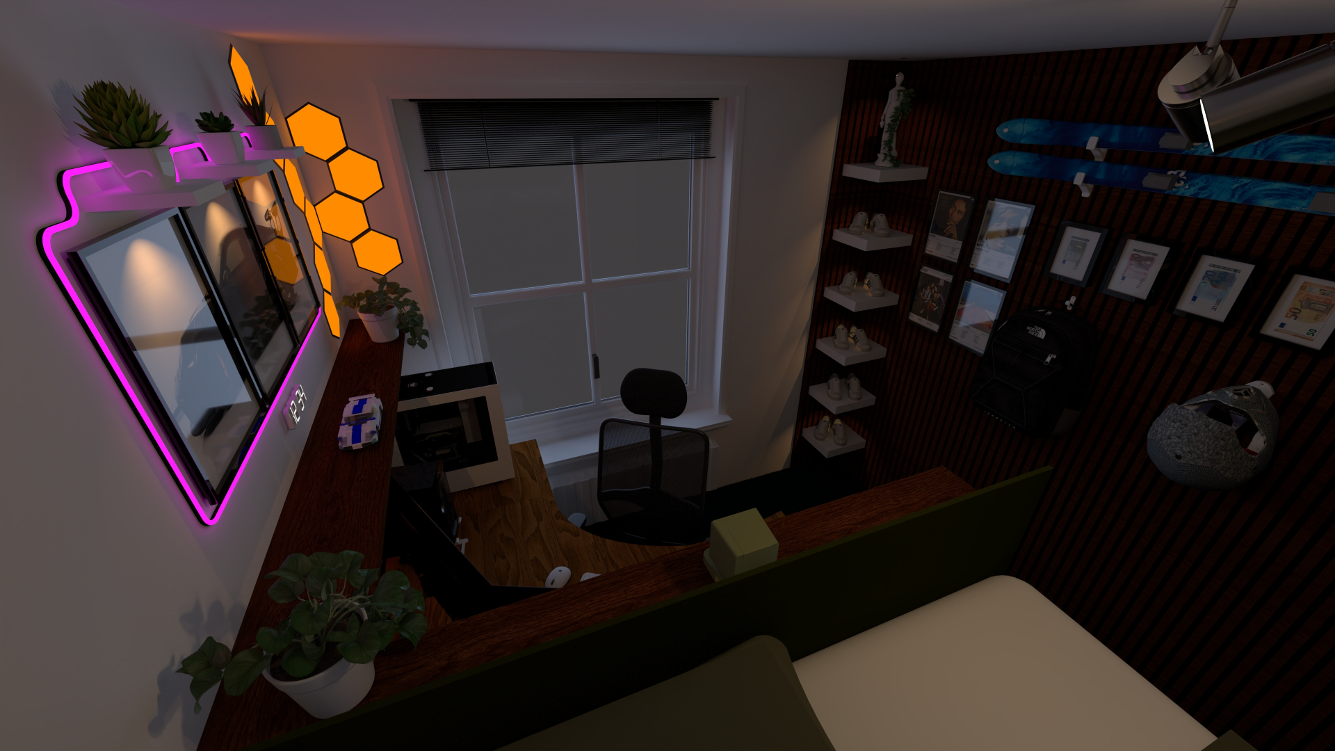 Slaapkamer render 2