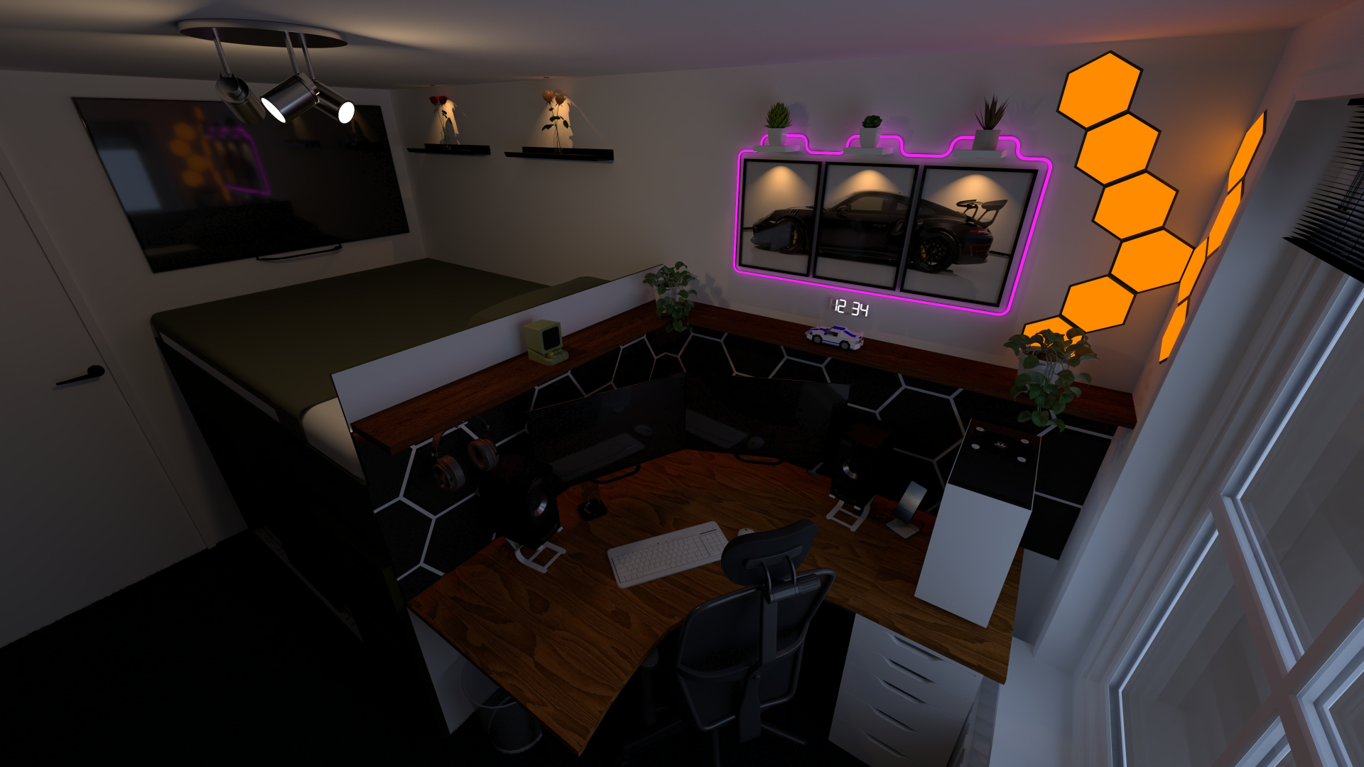 Slaapkamer render 4